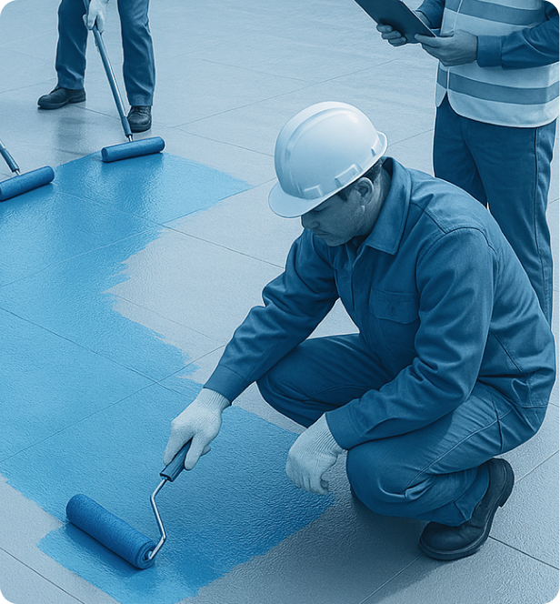 防水施工のイメージ